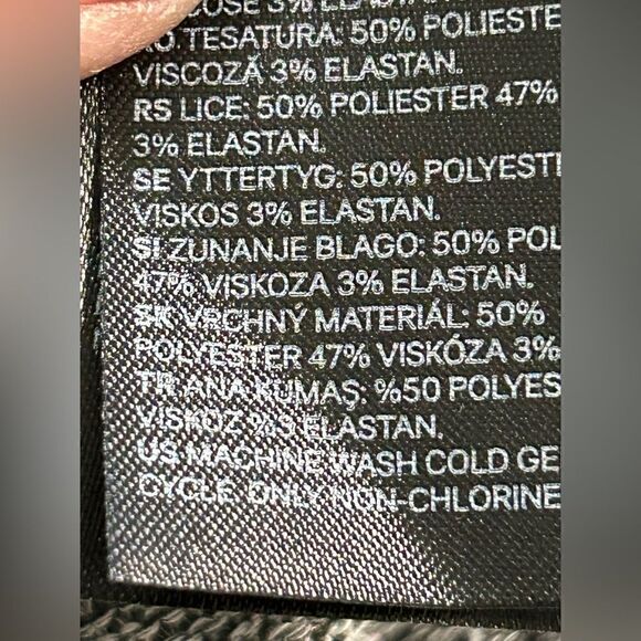 Divided H&M Womens Open Front Cardigan Size Small Gray Side Slit Long Sleeve - Picture 5 of 6